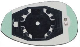 Plaque De Rétroviseur Extérieur Pour Fiat Grande Punto 2005 Côté Gauche Chauffé