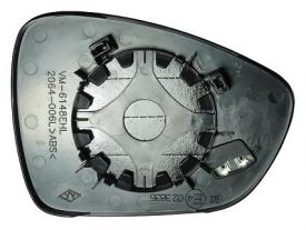 Vetro Piastra Specchio Retrovisore Peugeot 508 2011 Destro Termico
