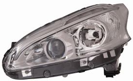 LHD Headlight Peugeot 208 2012 Right Side 1608206680-9802221680