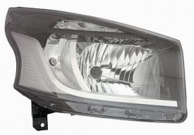 LHD Headlight Renault Trafic From 2014 Right 260108724R Black Background