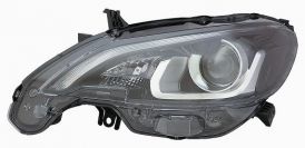LHD Headlight Peugeot 108 From 2014 Right B000863280 Black Background