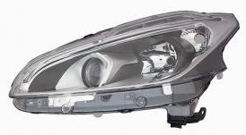 LHD Headlight Peugeot 208 From 2015 Left 9810805780 Black Background