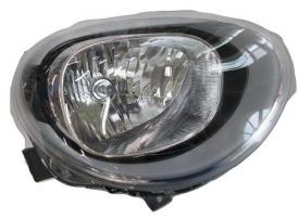 LHD Headlight Fiat 500X From 2015 Right 51978414 Black Background