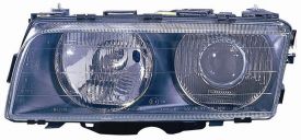 LHD Headlight Bmw Series 7 E38 1995-1997 Left Side Black Xenon With ECU