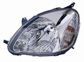 LHD Headlight Toyota Yaris 2003-2005 Left Side