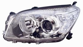 LHD Headlight Toyota Rav 4 2005-2009 Left Side Xenon Chromed
