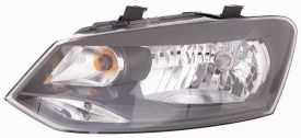 LHD Headlight Volkswagen Polo 2009 Right Side Model Valeo Trend Line