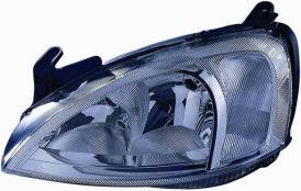 LHD Headlight Opel Corsa 2000-2002 Left Side 89302135