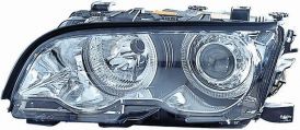 LHD Headlight Kit Bmw Series 3 E46 Coupe Cabrio 2001-2003 Chromed Background