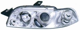 LHD Headlight Kit Fiat Punto 1993-1999 Lenticular Chromed