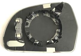  Plaque De Rétroviseur Pour Audi A4 2007-2011 Côté Droit Chauffé Blue Verre