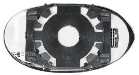 Plaque De Rétroviseur Extérieur Pour Lancia Y 1996-2000 Côté Droit Chauffé