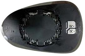 Plaque De Rétroviseur Extérieur Pour Seat Ibiza 2008-2012 Côté Gauche Chauffé