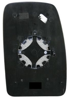  Plaque De Rétroviseur Pour Nissan Nv400 2010 Côté Gauche Supérieur Chauffé