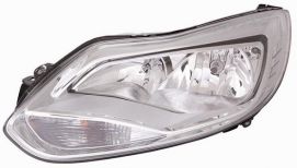 LHD Headlight Ford Focus 2011 Right Side 1735190 With Electric Motor