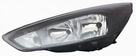 LHD Headlight Ford Focus From 2014 Right Black Background