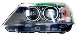 LHD Headlight Bmw X3 F25 2010-2014 Left 63117276991 Black Background