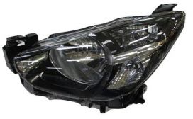 LHD Headlight Mazda 2 From 2015 Right H4 Black Background