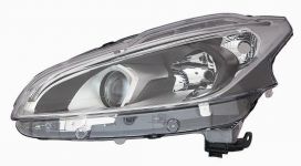 LHD Headlight Peugeot 208 From 2015 Right 9810805880 Black Background