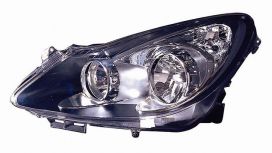 LHD Headlight Opel Corsa 2006-2010 Right Side 1216200