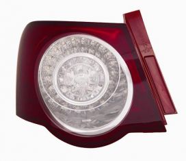 Taillight Volkswagen Passat 2005-2010 Left Side External Black Body