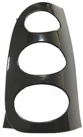 Cadre De Feu Arrière Pour Smart Fortwo 2002-2006 Droit Noir Brillant