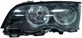 LHD Headlight Kit Bmw Series 3 E46 Coupe Cabrio 2001-2003 Black Background