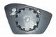 Piastra Specchio Retrovisore Skoda Superb Dal 2015 Sinistro 3V0857521 Termica