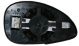 Plaque De Rétroviseur Extérieur Pour Citroen C4 2005-2008 Côté Droit Chauffé