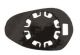 Vetro Piastra Specchio Retrovisore Lancia Y 2003-2006 Destro Termico