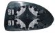 Wing Mirror Glass Opel Corsa 2011 Right Side Heated