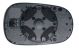Wing Mirror Glass Renault Modus 2004-2008 Left Side Heated