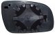 Plaque De Rétroviseur Extérieur Pour Volkswagen Lupo 1998-2005 Côté Gauche