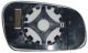 Plaque De Rétroviseur Extérieur Pour Volkswagen Fox 2005 Côté Gauche Chauffé