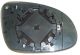  Plaque De Rétroviseur Pour Volkswagen Sharan 2000-2009 Côté Gauche Chauffé