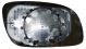 Vetro Piastra Retrovisore Volkswagen Touran 2003-2006 Destro Termico