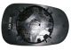 Vetro Piastra Specchio Retrovisore Dacia Logan 2006-2008 Sinistro Termico