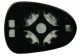 Vetro Piastra Specchio Retrovisore Seat Ibiza 2008-2012 Sinistro
