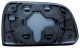 Plaque De Rétroviseur Extérieur Pour Hyundai Tucson 2004 Côté Gauche Chauffé