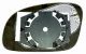  Plaque De Rétroviseur Pour Volkswagen Beetle 2001-2005 Côté Droit Chauffé