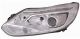 Phare Avant Pour Ford Focus 2011-2013 Droit 1735200 1751050 Fond Chromé