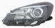 Faro Anteriore Toyota Yaris Dal 2014 Destro Con Lenticolare Parabola Nera