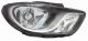 Faro Proiettore Anteriore Hyundai I10 2011-2012 Sinistro Parabola Nera