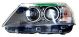 LHD Headlight Bmw X3 F25 2010-2014 Right 63117276992 Black Background