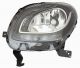 LHD Headlight Smart Forfour From 2014 Right A4539061301 Black Background