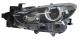 Phare Avant Pour Mazda 3 2017 Côté Gauche H11-H15 Avec Motor Fond Noir