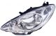 LHD Headlight Peugeot 1007 2005 Left Side 620849