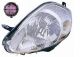 LHD Headlight Fiat Grande Punto 2005 Right W/ Electric Motor Chromed Background