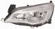 LHD Headlight Opel Astra J 2010 Left Side 1216181