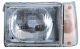 Faro Anteriore Fiat Panda 750 1986-2003 R2 Asimmetrico Sinistro Manuale Bianco